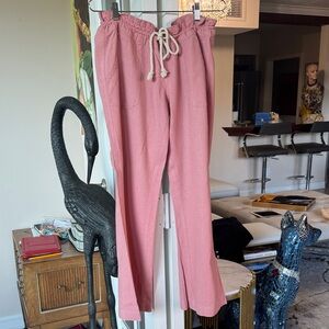 Roxy Dusty Rose Drawstring Pants